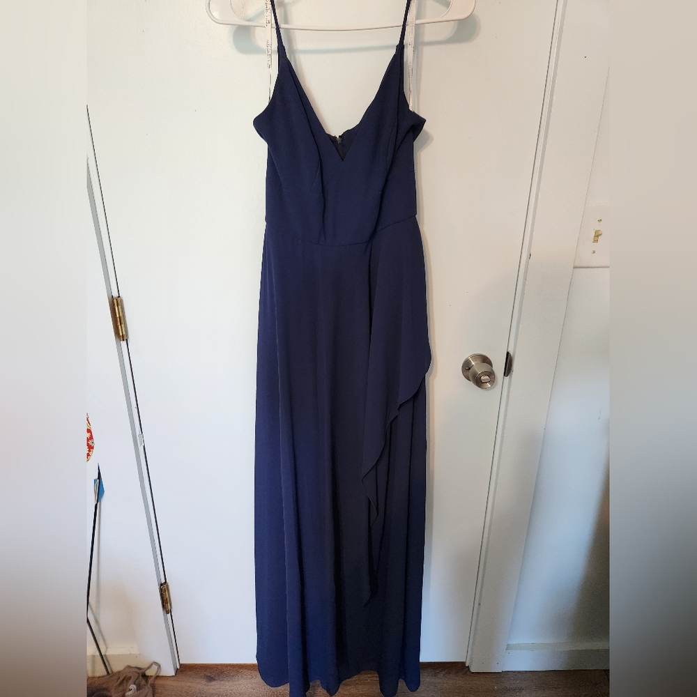 Navy Blue Bridesmaids Dress